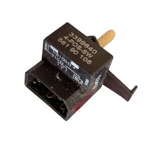 Whirlpool Dryer Temperature Switch 3399640 Genuine Kenmore Amana Black Maytag